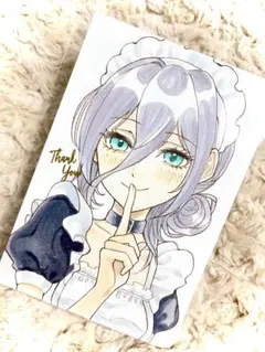 手描きイラスト レゼ　ファンアート　アナログイラスト　コピック　チェンソーマン