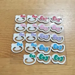 ハローキティ ペーパークリップ　平成　19個　サンリオ　リボン