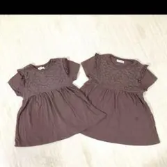 petit ange ブラウン Tシャツ 110cm 120㎝　2枚セット