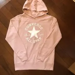 converse コンバース　フード付きトレーナー　ピンク　Lサイズ