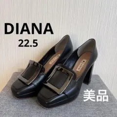 【美品】DIANA ビッグバックルパンプス
