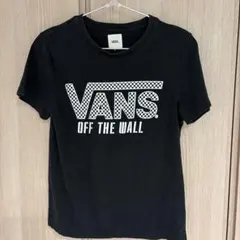 VANS Tシャツ ブラック チェッカーボードロゴ Mサイズのサムネイル