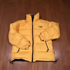 Bear USA ダウンジャケット 黄色　紺リバーシブル　希少　mサイズ