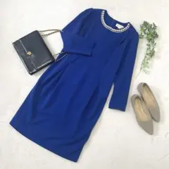 【美品】Sweet Mommy ワンピース　ブルー　フォーマル　Sサイズ　授乳