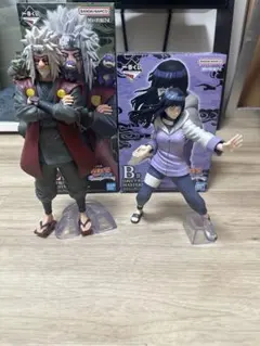 一番くじ NARUTO 自来也 日向ヒナタ フィギュアセットのサムネイル