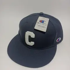 Champion デカロゴ ベースボールキャップ ネイビー 新品未使用