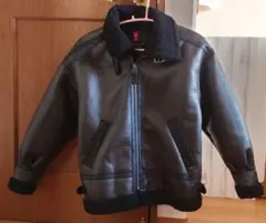 アルファインダストリーズ フェイクムートンジャケット オーバーサイズ