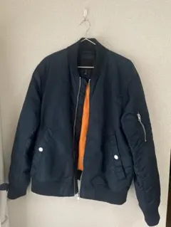 H&M　 MA-1 ネイビー　美品のサムネイル