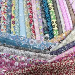 101生地　まとめ売り　ハンドメイド　ハギレ　はぎれ　手芸　セット　花柄