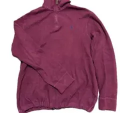 Polo Ralph Lauren ワインレッド L ハーフジップ