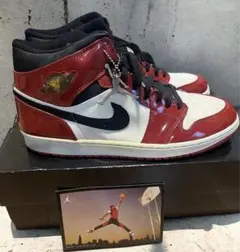 NIKE AIR JORDAN 1 レトロ　シカゴブルズ　パテント 31cm