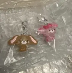 サンリオ　ボンボンリボン　くろうさ　ゆるっとめじるしアクセサリー　2点セット