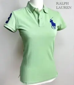 y2k ラルフローレン　ビッグポニー刺繍ポロシャツ 平成ギャル　半袖　春夏　M