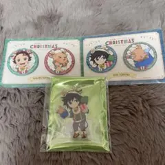 鬼滅の刃 クリスマス 缶バッジ&アクリルスタンド　冨岡義勇　竈門炭治郎
