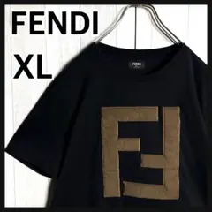 3753【未使用級・極美品】イタリア製 フェンディ ズッカ ビッグロゴ Tシャツ