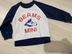 BEAMS MINI キリンプリント トレーナー 80cm