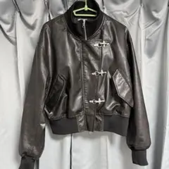 ファイヤーマンショートブルゾン ブラックのサムネイル
