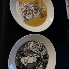 ムーミンとクリスマス皿セット