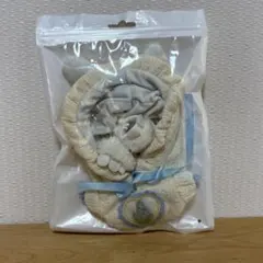 ぬい服 10cm 着ぐるみ ブルー うさ耳 ベビー