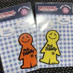 Mr. Friendly ミスターフレンドリー　ステッカー　シールのサムネイル