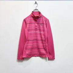 PUMA プーマ モックネック 長袖シャツ ピンク 長袖シャツ レディース M