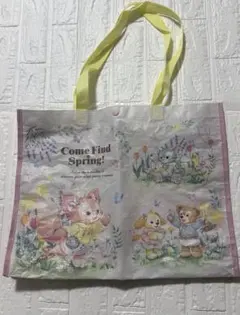 リーナベル　ダッフィー カムファインドスプリング　ショッピングバッグ　使用済み