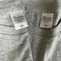 新品未使用　Printstar Tシャツ 130cm 140cm 2枚セット