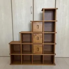 折りたたみ フリマ什器 展示棚 ラック 木製 マルシェ 店舗用 展示会 棚