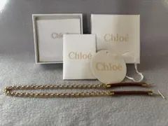 極美品】Chloé クロエ ロングチェーンネックレス 81cm ゴールド 喜平 