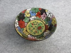 萬古焼色絵楓尽くし菓子鉢 [B26338]