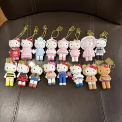 未開封/ハローキティ展 50周年/シークレットマスコットチャームA/8おまけ付き ハローキティ50周年展 シークレットマスコットチャーム Aセット