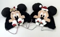 《新品タグ付き》ディズニークリスマス ファンキャップ ミッキー ミニー