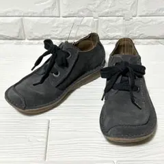 Clarks クラークス スエード レースアップ グレー 23.5cmのサムネイル