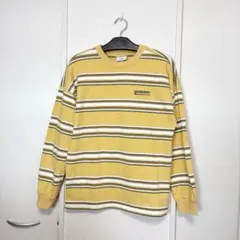 H&M エイチアンドエム　ストライプ　長袖カットソー　スウェット　XS