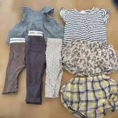 女の子 ベビー服 80 まとめ売り Tシャツ ブルマ レギンス テータテート