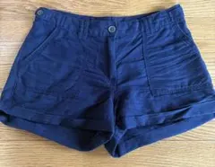 H&M ショートパンツ　ネイビー　EUR 34