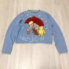 くまのプーさん　ヴィンテージ　ニット