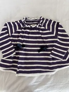 petit main ボーダー 長袖カットソー　90サイズ