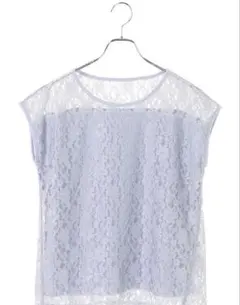 earth music&ecology リバーシブルレース&カットプルオーバー