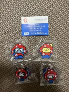 サンリオ　ミャクミャクなりきりアクリルチャーム