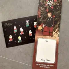 ②straykids スキズ バンチャン クリスマスポップアップ ポストカード