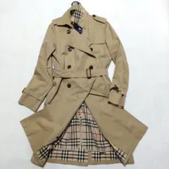 バーバリーロンドン トレンチコート ベージュ ノバチェック ライナー ベルト S