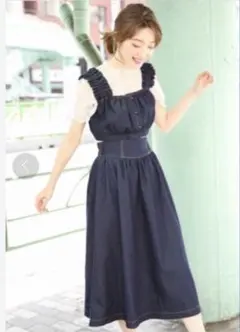 【Heather】　ヘザー　 デニムスカート　春夏向け