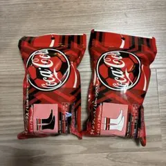 新品 Coca-Cola ラインソックス 2足セット　ファミマ