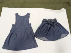 apres les coursデニム スカート セット 90