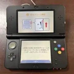 NEWニンテンドー3DS本体ブラック、カセット5個