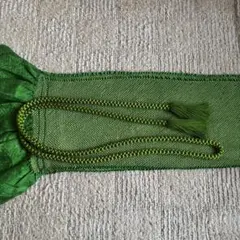 黄緑フリル付き 帯揚げ・帯締め2点セット