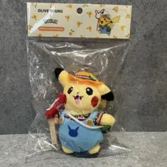 ポケモン×オリーブヤングコラボ ピカチュウ マスコットキーホルダー