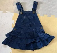 baby gap デニムオーバーオールワンピース 80cm