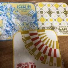 ONE PIECE FILM GOLD ハンカチ 3枚セット